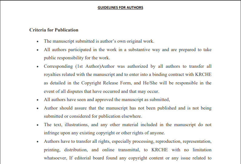 Guidelines for Researcher's Voice